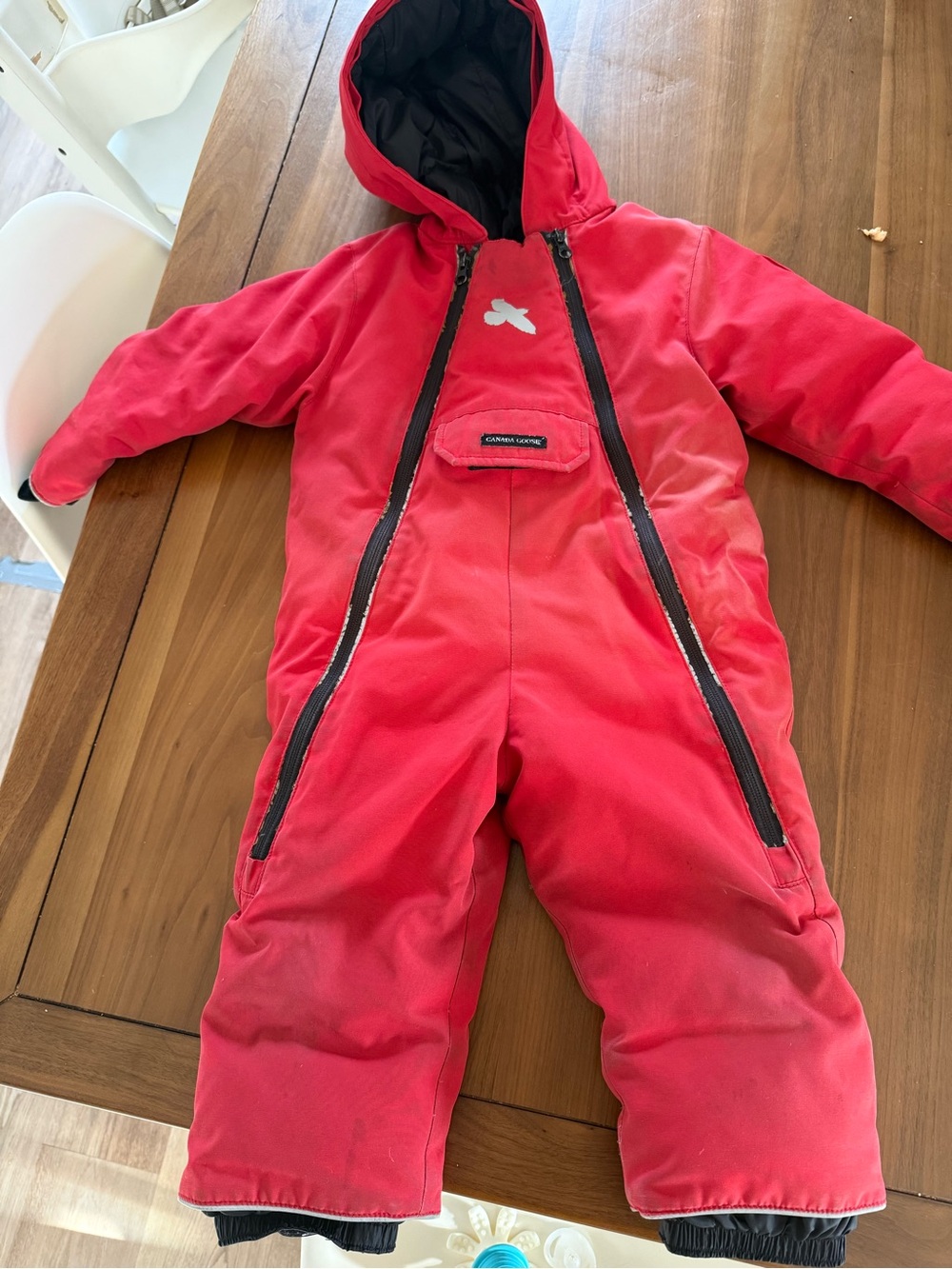 Canada Goose toddler snowsuit